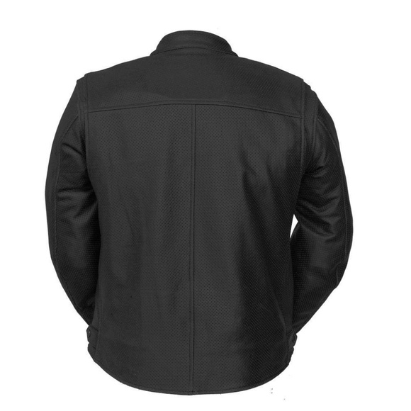 Fieldsheer Deuce Mens Perforated Leather Jacket